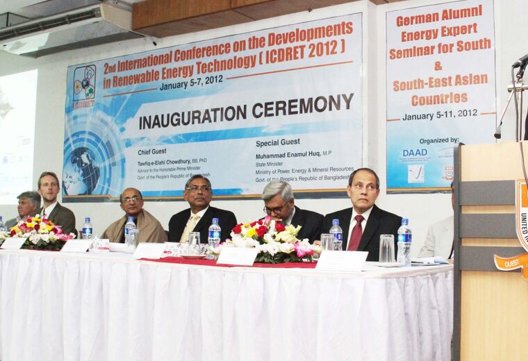 Inauguration ceremony, ICDRET 2012