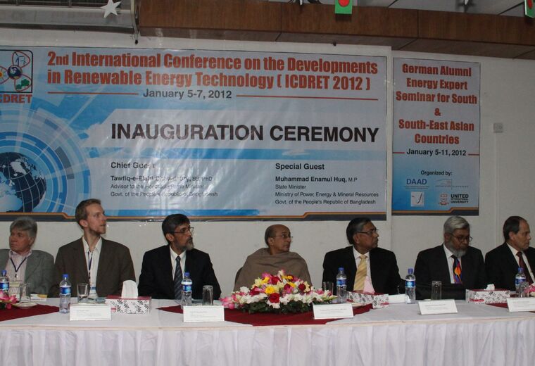 Inauguration ceremony, ICDRET 2012